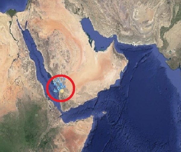 مساحة اليمن