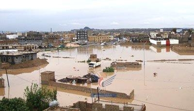 ارتفاع ضحايا السيول في صنعاء وذمار إلى 11 وفاة