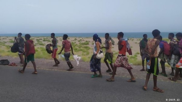 منظمة الهجرة: ارتفاع أعداد المهاجرين الأفارقة إلى اليمن منذ مطلع 2022