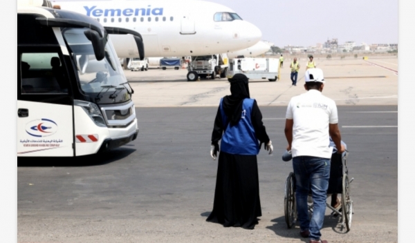 منظمة الهجرة تعلن عودة أكثر من 375 مهاجر إثيوبي من اليمن إلى بلدهم عبر مطار عدن
