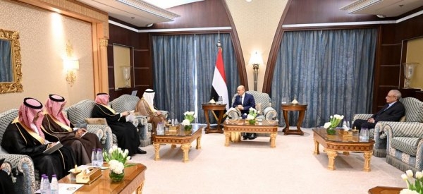 العليمي يثمن دور التعاون الخليجي في وقوفه بجانب اليمن