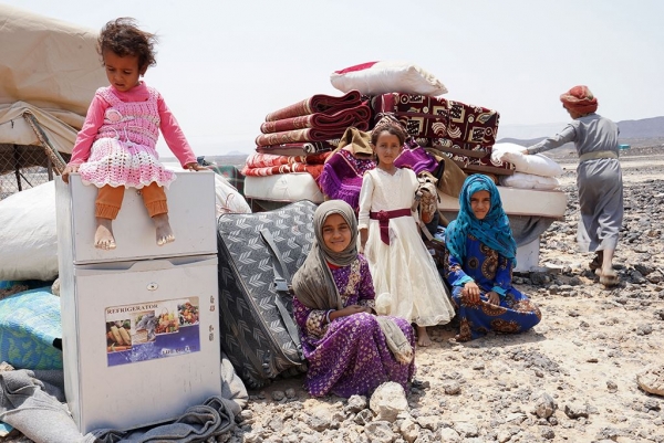 إحصائية حكومية: نزوح 410 أسرة يمنية خلال أكتوبر الماضي