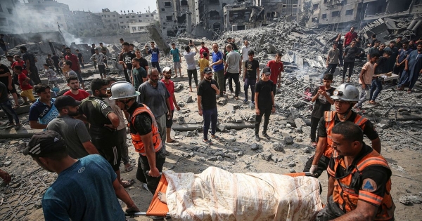 ارتفاع حصيلة الشهداء في غزة إلى 1055 شهيدًا جراء عدوان الاحتلال