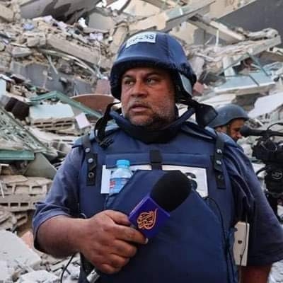 استشهاد عائلة مراسل قناة الجزيرة "وائل الدحدوح" بقصف للعدو الصهيوني على غزة