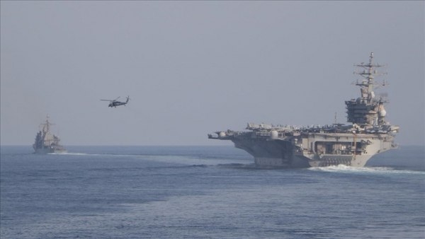بعد تعرض سفن لاحتجاز وهجوم.. حاملة الطائرات "أيزنهاور" الأمريكية تعبر مضيق هرمز لدخول مياه الخليج