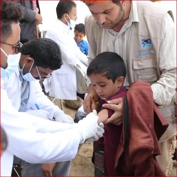 الصحة العالمية تعلن ارتفاع حالات الإصابة بالحصبة في اليمن خلال العام الماضي