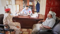 "محروس" يناقش مع قائد الشرطة العسكرية حملة تأمين سقطرى