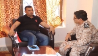 محافظ سقطرى يلتقي قائد اللواء الأول مشاه بحري