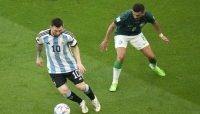 إحصائية غريبة في الشوط الأول من مباراة الأرجنتين والسعودية