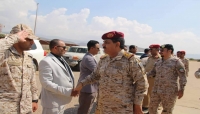 وزير الدفاع يصل سقطرى برفقة وفد من التحالف الذي تقوده السعودية